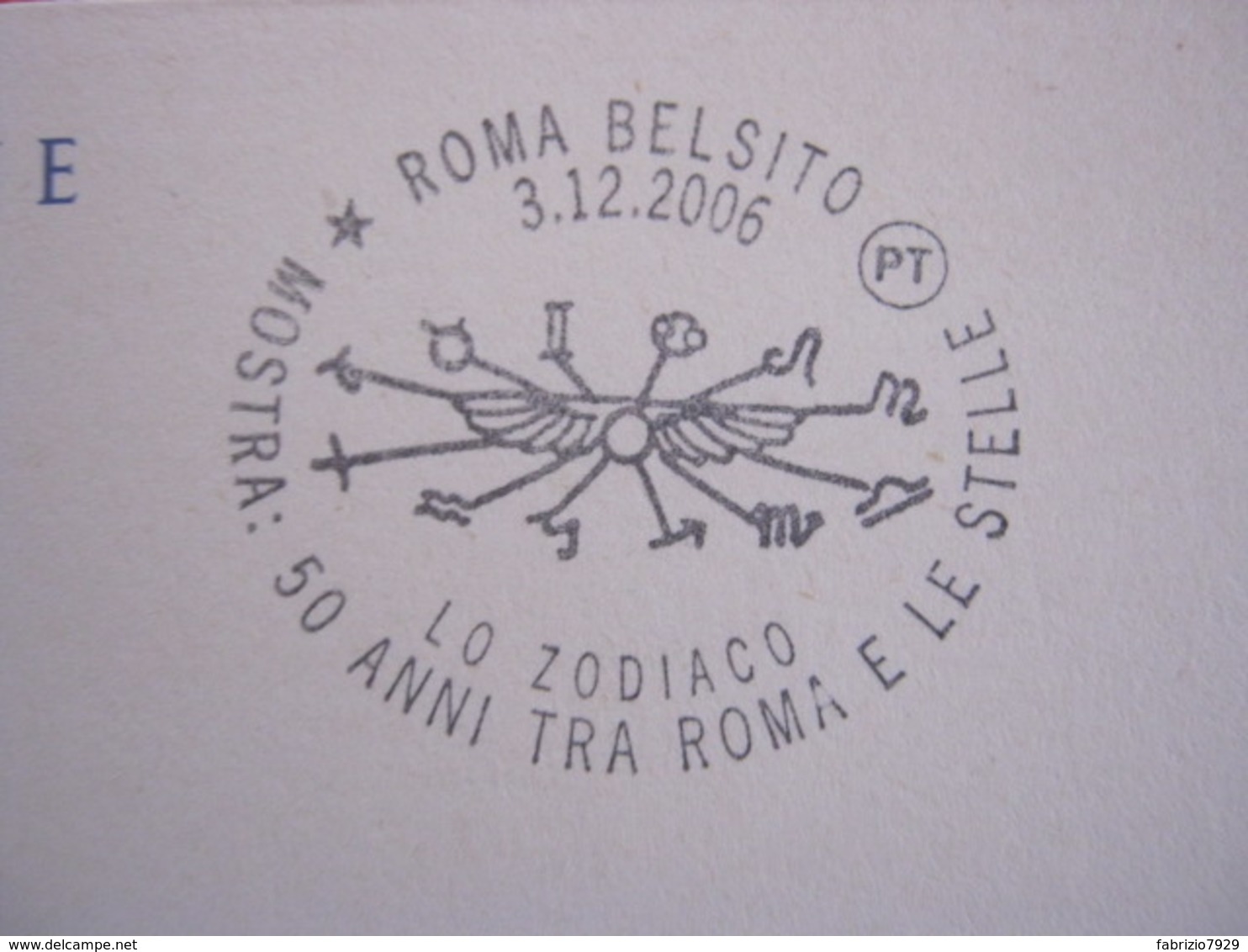 A.08 ITALIA ANNULLO - 2006 ROMA ZODIACO ZODIAC 50 ANNI LE STELLE ASTRONOMIA ASTROLOGIA STELLE ASTRI - Astrologia