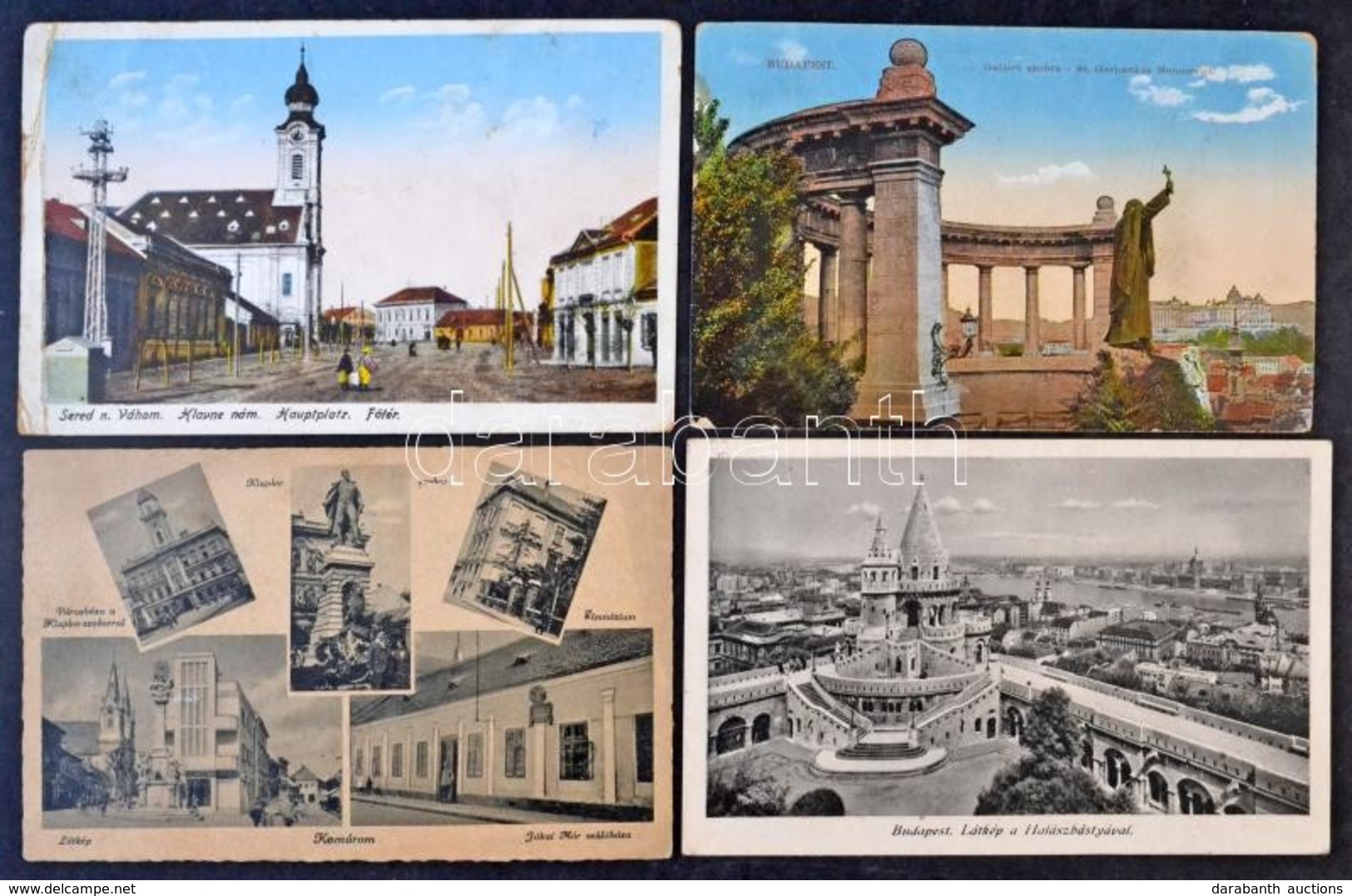 ** * 40 Régi és Közel 40 Modernebb Magyar Városképes Lap / 40 Old And About 40 Modern Hungary Town View Postcards - Unclassified