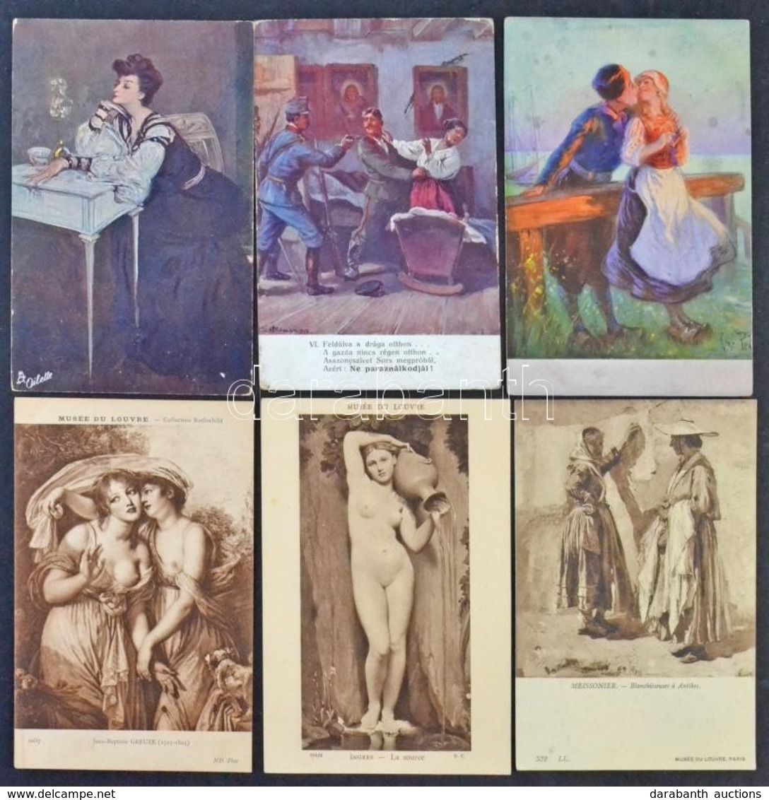 ** * 147 Db Régi Művészeti Képeslap / 147 Old Art Postcards - Non Classificati