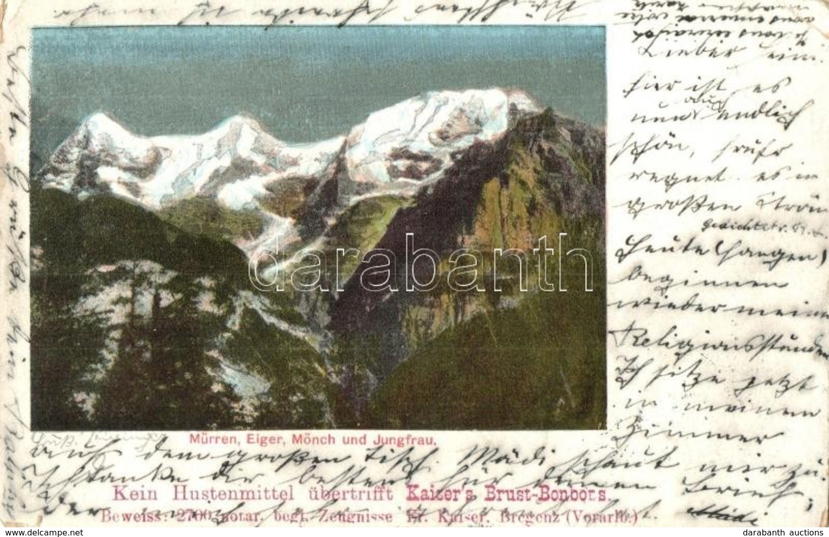 ** 5 Db RÉGI Hosszúcímzéses Külföldi Városképes Lap / 5 Pre-1905 European Town-view Postcards; Schloss Rabenstein, Jungf - Non Classificati