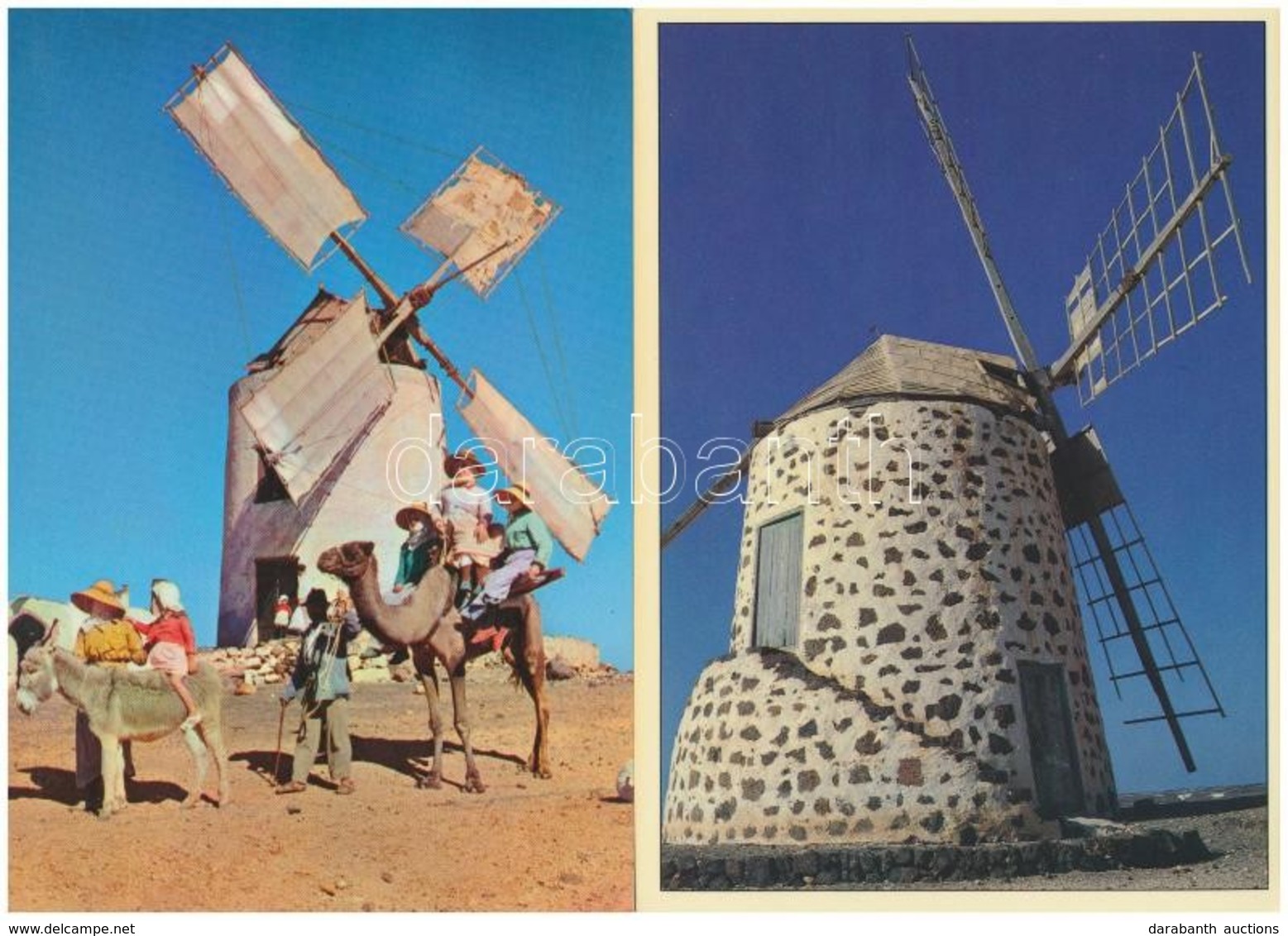 ** Szélmalmok, 22 Db Modern Külföldi Képeslap / Windmills, 22 Modern Foreign Postcards - Unclassified