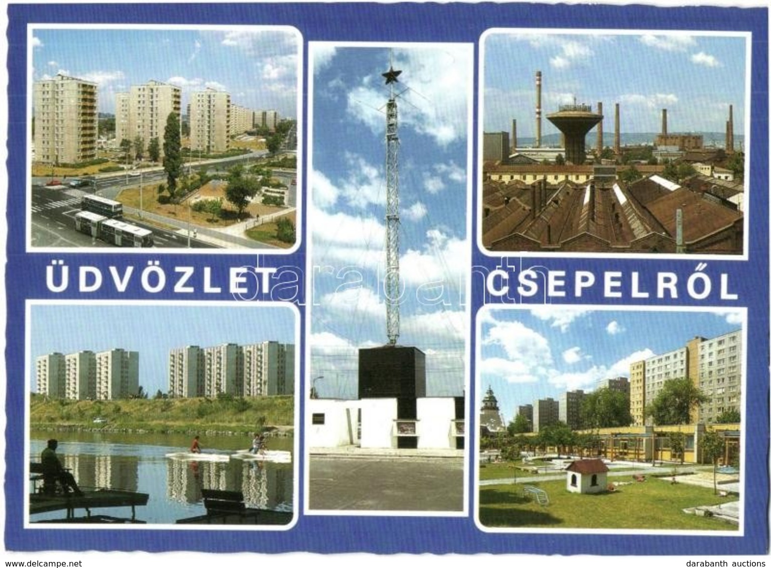 ** Budapest XXI. Csepel - 5 Db Modern Használatlan Képeslap / 5 Unused Modern Postcards - Non Classificati