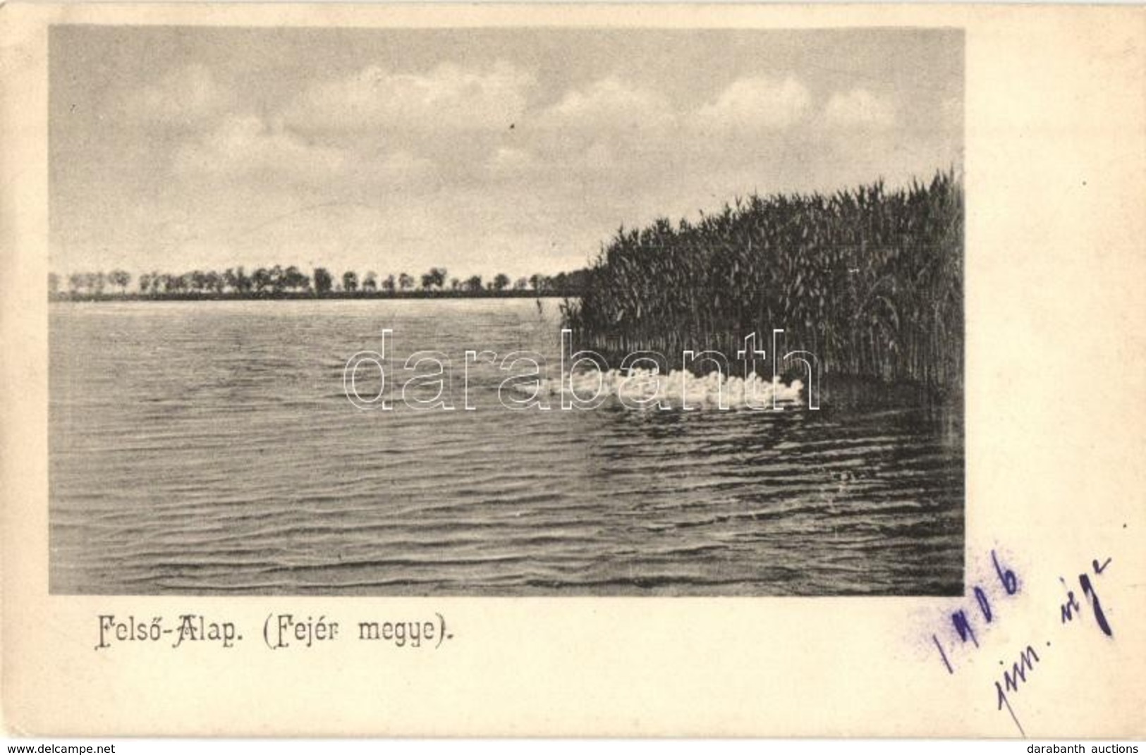 * T2/T3 1906 Alap, Felső-Alap; Tó Nádassal (EK) - Ohne Zuordnung