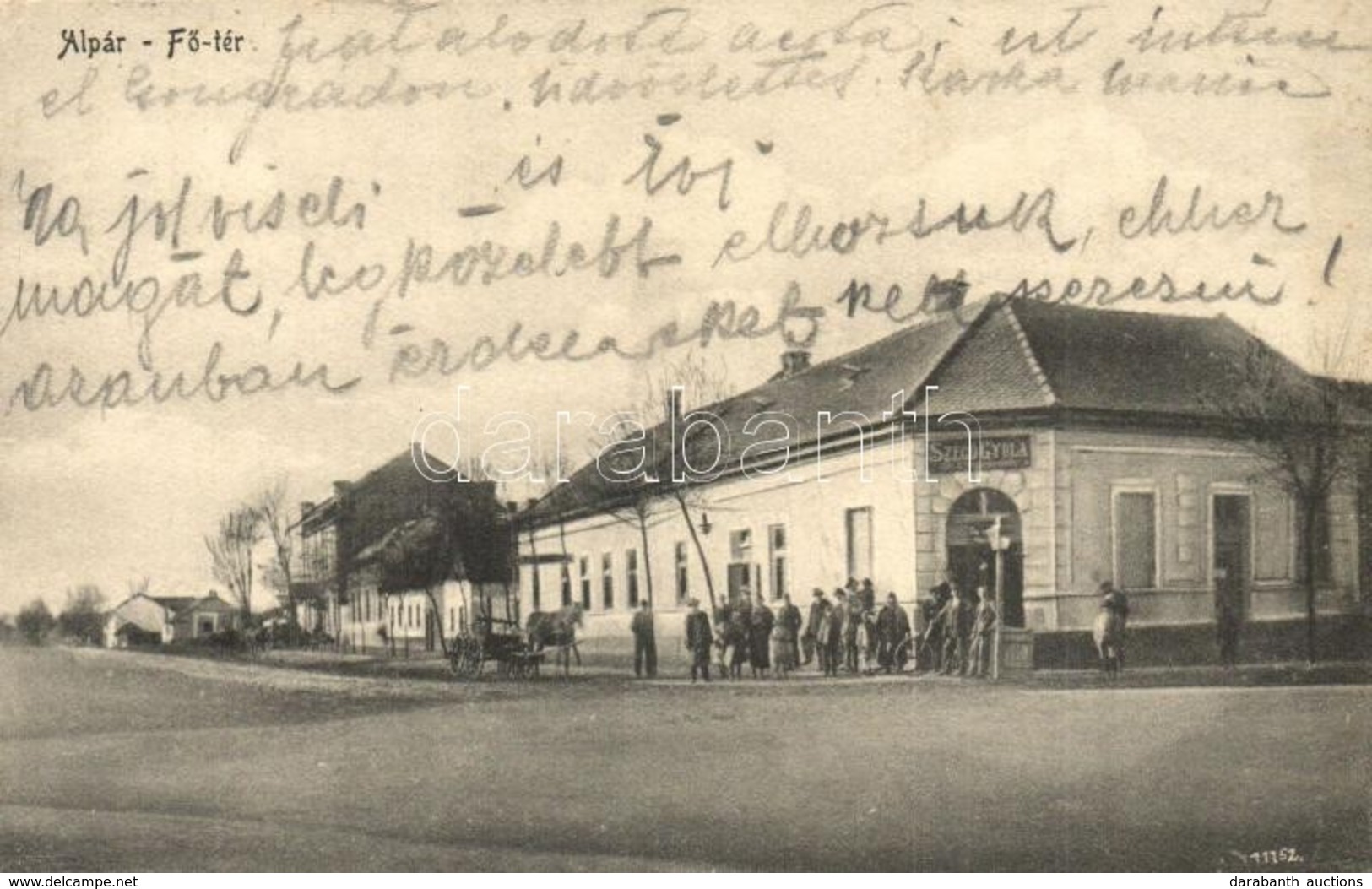 T2/T3 Alpár (Tiszaalpár), Fő Tér, Szegő Gyula üzlete, Kerékpár. Szegő Gyula Saját Kiadása (EK) - Ohne Zuordnung