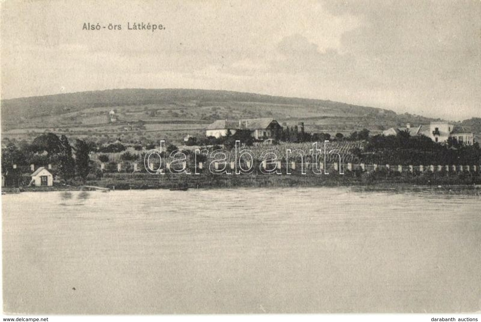 T2 1908 Alsóörs, Látkép, Nyaraló, Villa. Kiadja Balázsovich Gyula Fényképész - Ohne Zuordnung