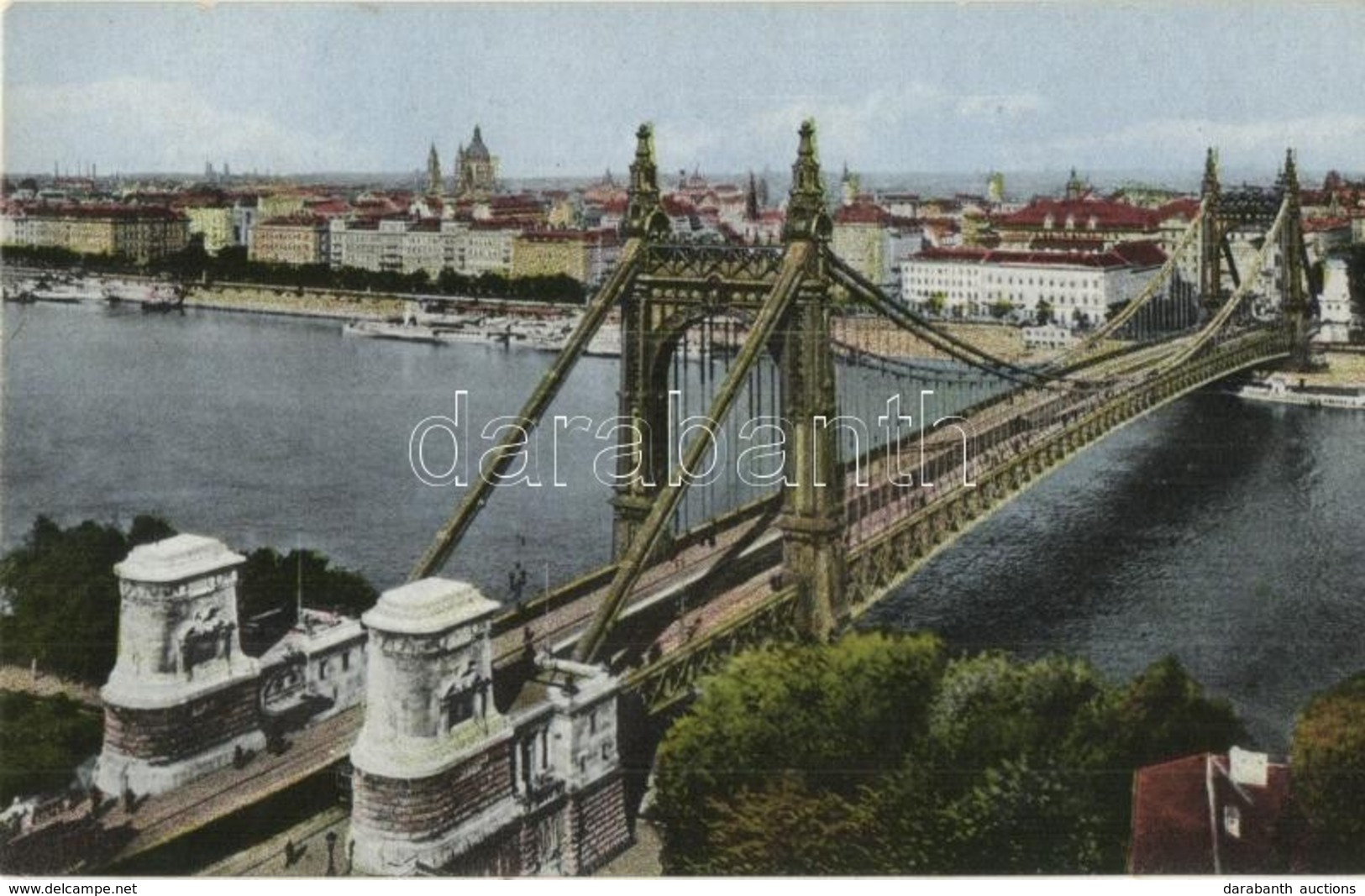 ** Budapest, Hidak - 5 Db Régi Képeslap / 5 Pre-1945 Postcards - Ohne Zuordnung