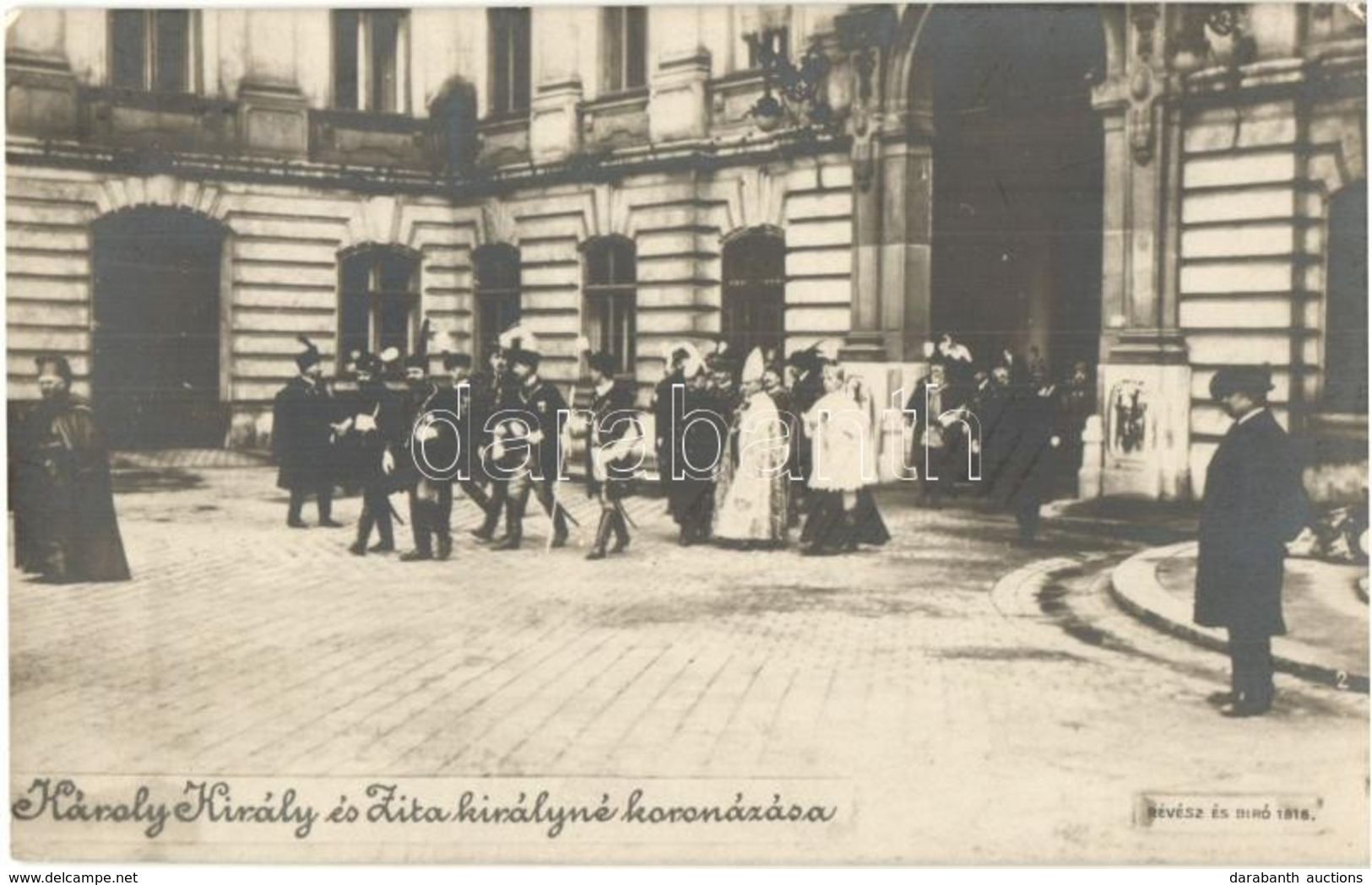 T2 1916 Budapest I., IV. Károly Király és Zita Királyné Koronázása A Budai Várban - Unclassified