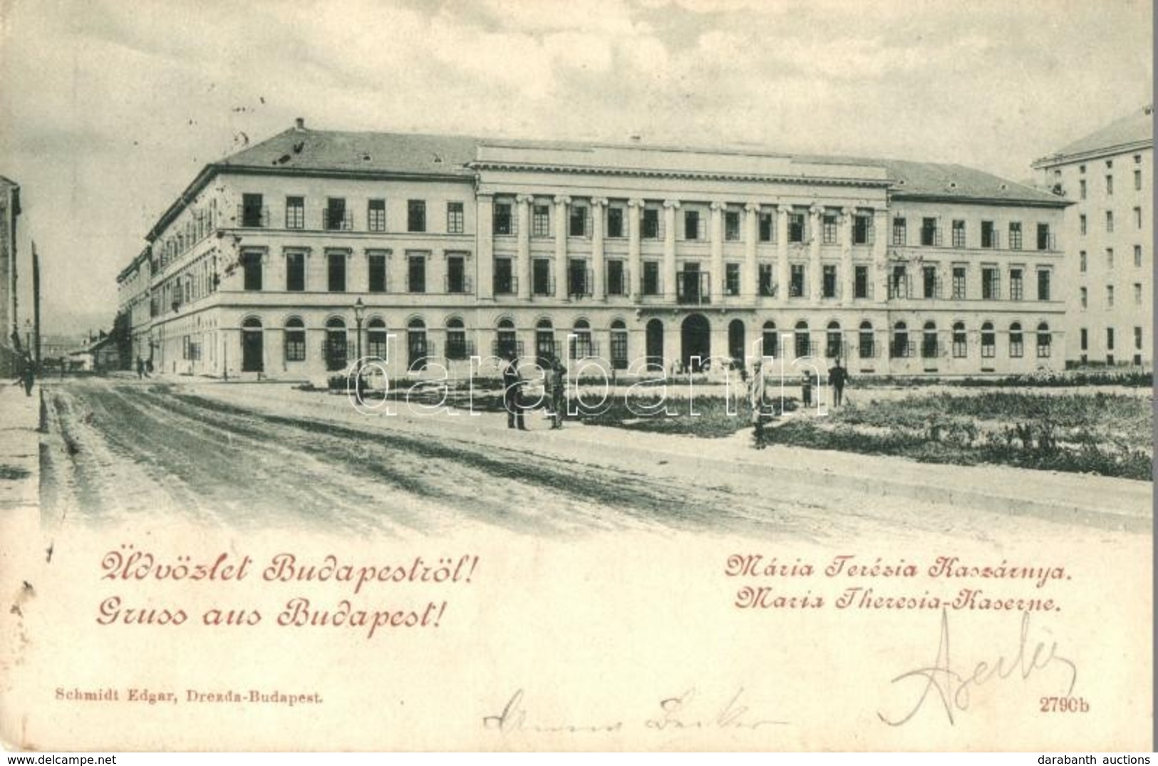 T2 1899 Budapest IX. Mária Terézia Kaszárnya - Unclassified