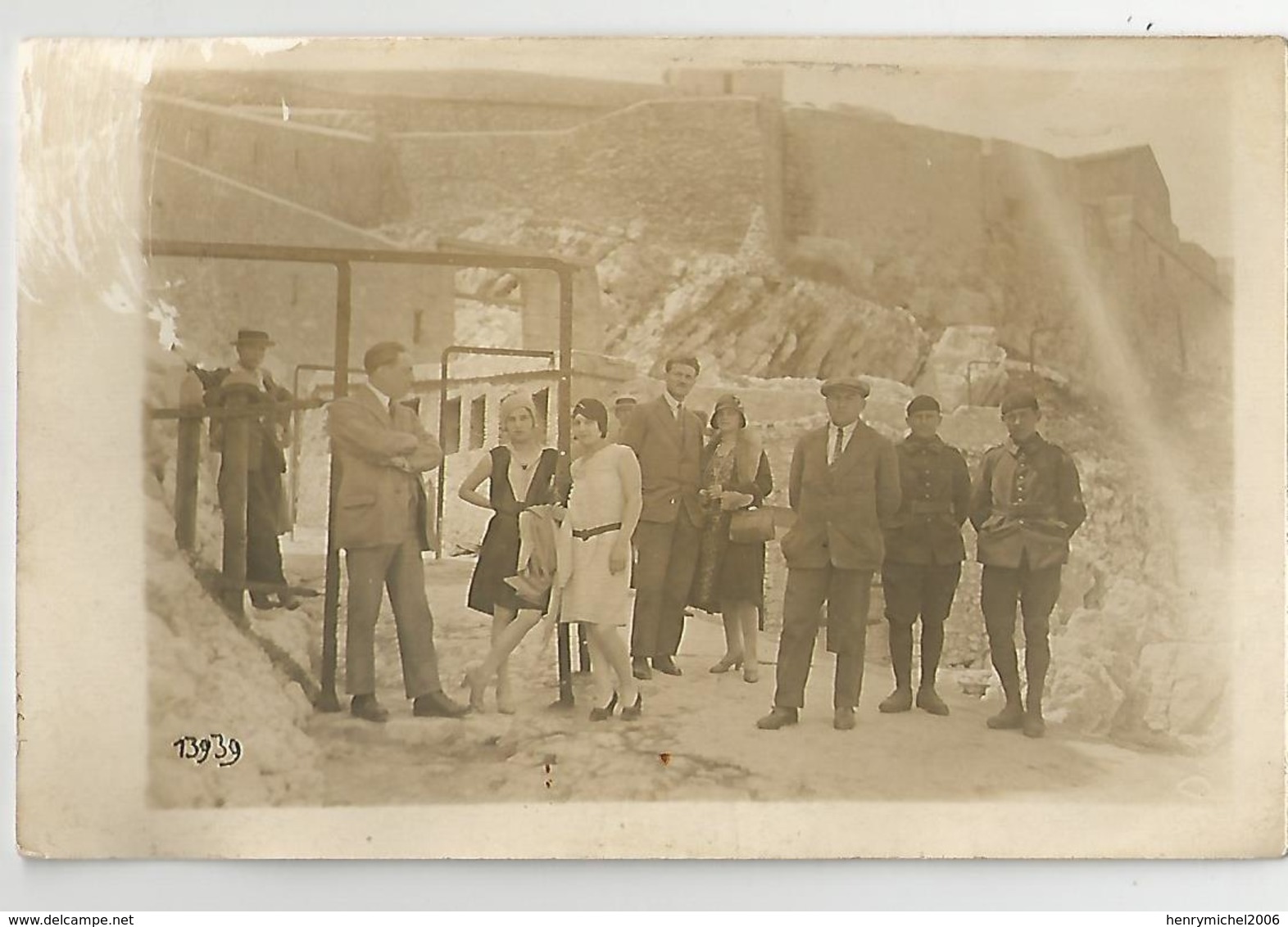 Carte Photo Marseille Fort St Nicolas Chasseur Alpin - Ohne Zuordnung