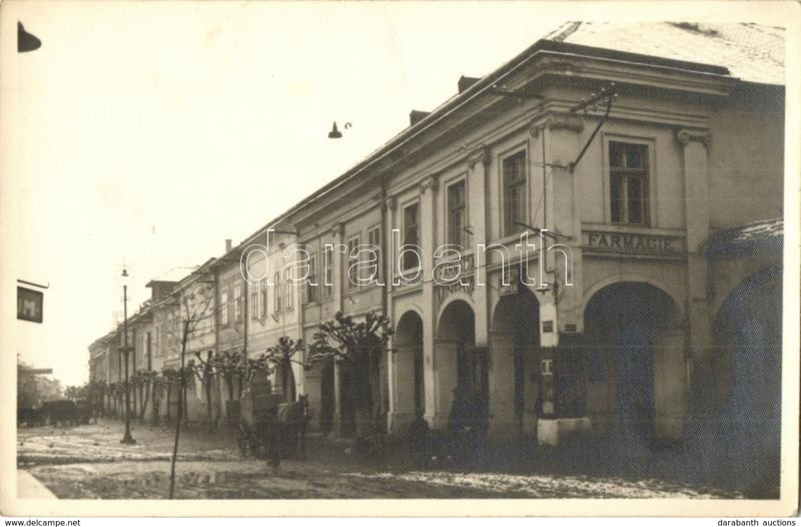 * T2/T3 Beszterce, Bistritz, Bistrita; Minerva Gyógyszertár / Farmacia Minerva / Pharmacy. Photo + '1940 Beszterce Vissz - Unclassified