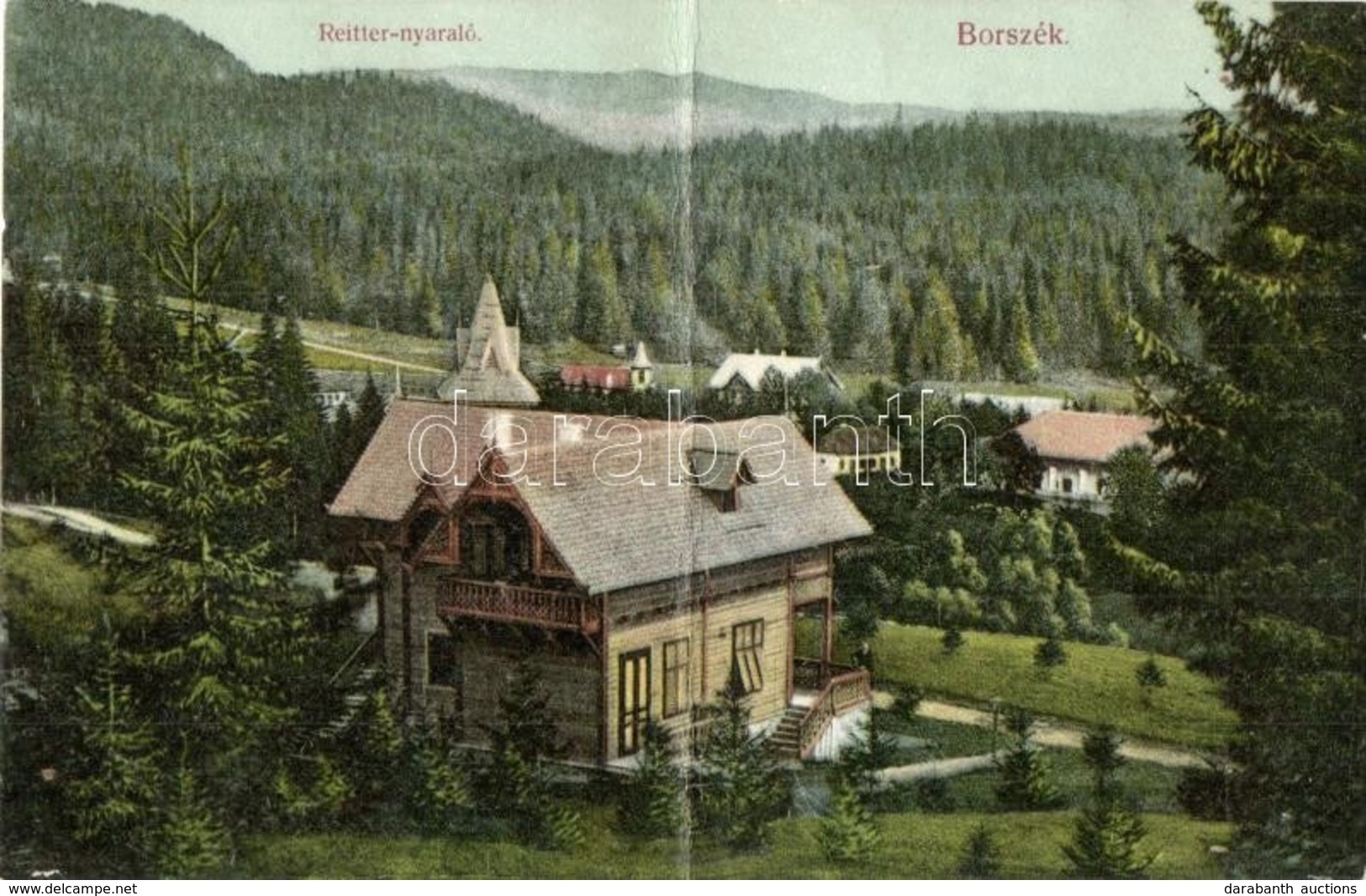 ** T4 Borszék, Borsec; Reitter Nyaraló / Villa (fa) - Unclassified