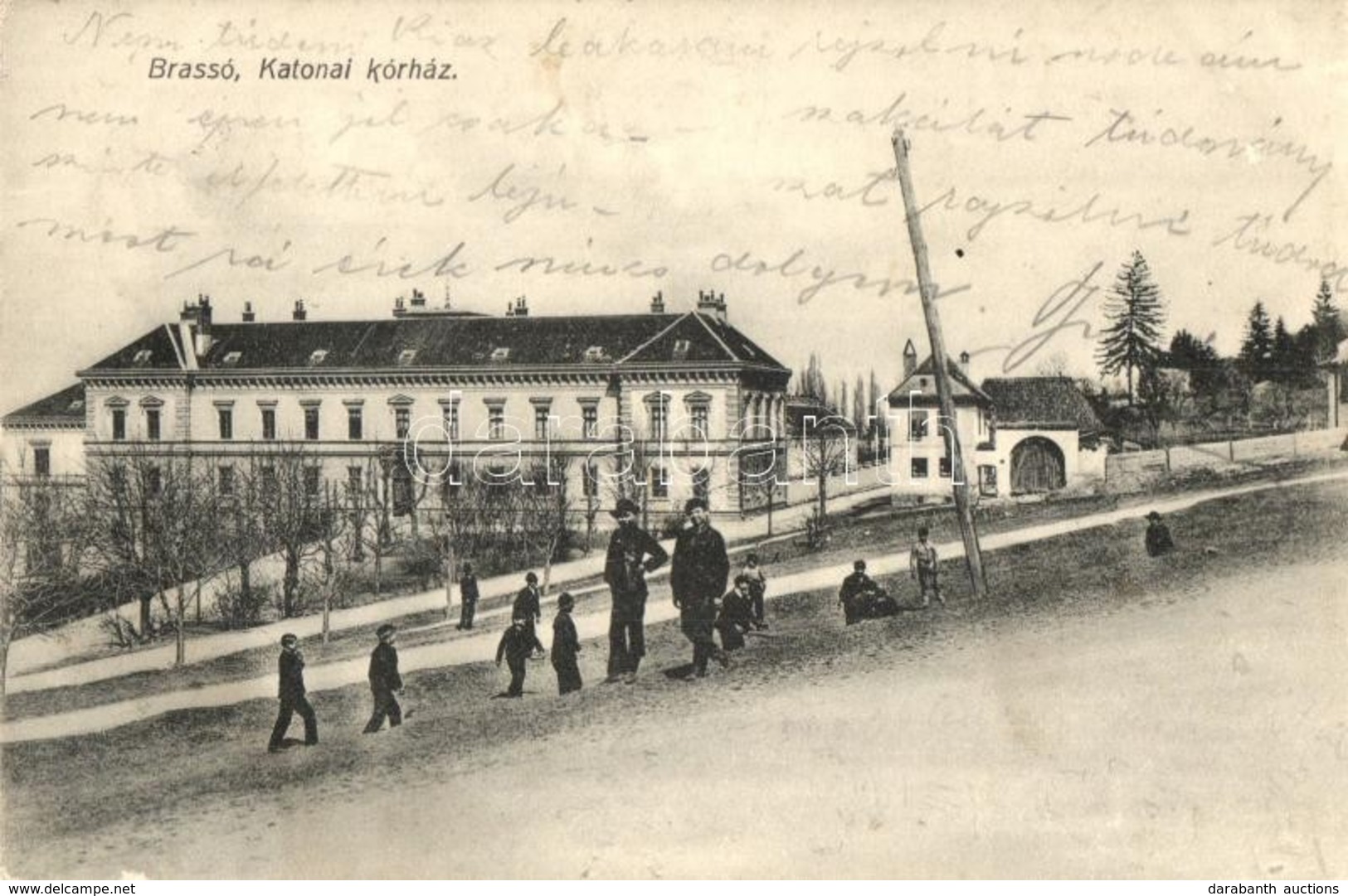 T2 1913 Brassó, Kronstadt, Brasov; Katonai Kórház. Zeidner H. / Military Hospital - Unclassified