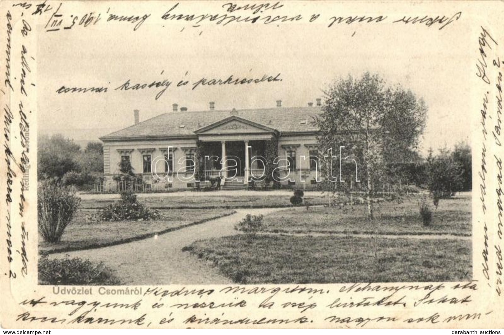 T2 1906 Csomatelke, Csoma, Camovce; Károlyi-Szeyffert Kastély / Castle - Unclassified