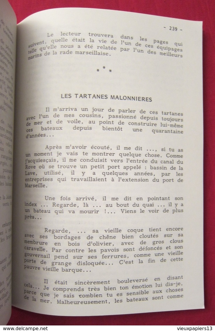 Régionalisme - Comité du Vieux Marseille #11 de 1984 - L'ESTAQUE - Mémoires et souvenirs d'un villageois - T. Festinesi