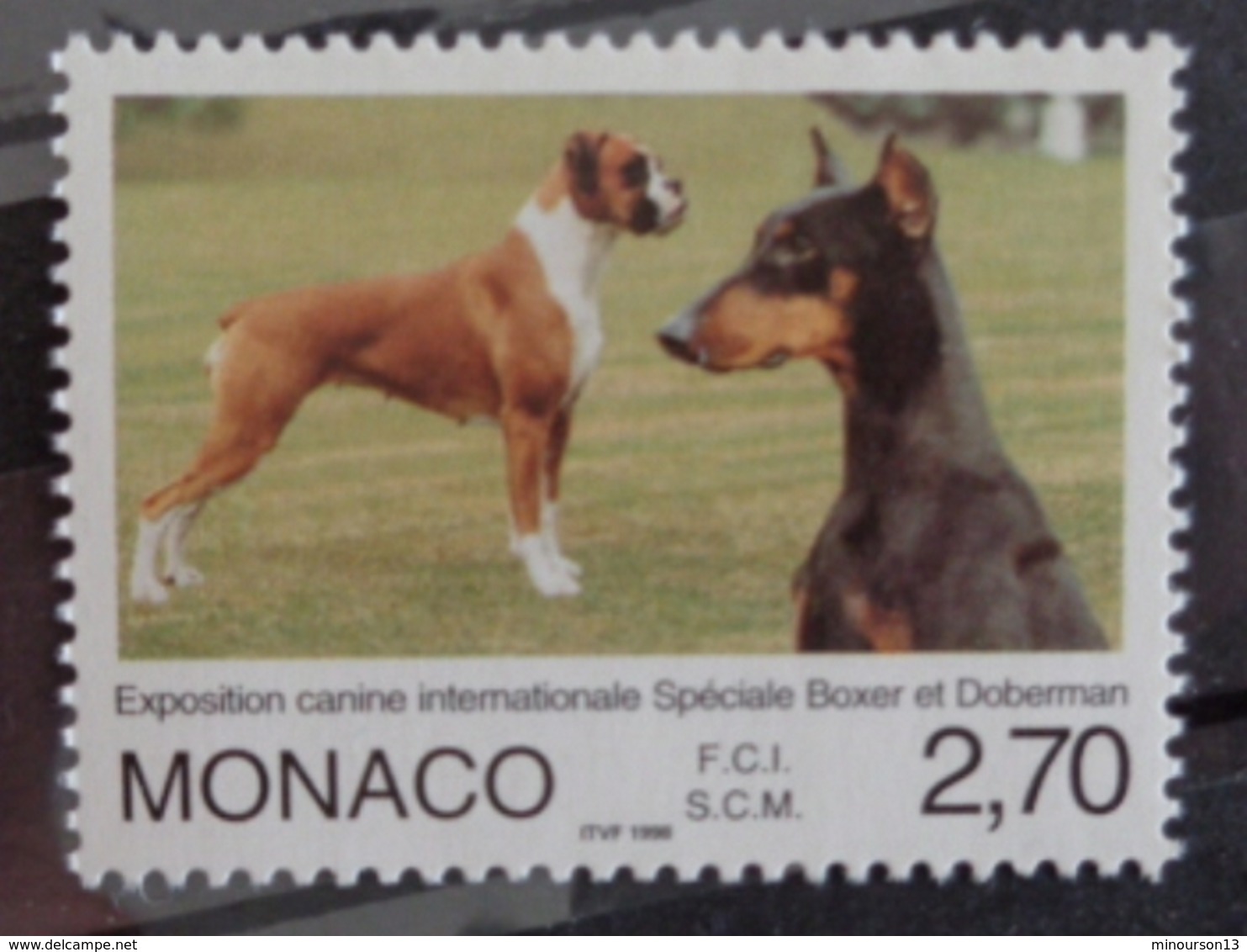 MONACO 1998 Y&T N° 2148 ** - EXPOSITION CANINE INTERN. SPECIALE BOXER ET DOBERMAN - Neufs