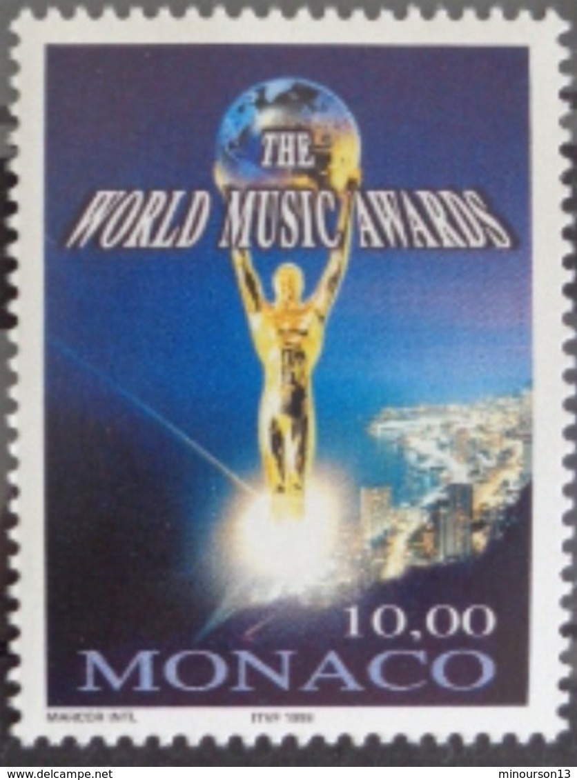 MONACO 1998 Y&T N° 2158 ** - 10e WORLD MUSIC AWARDS - Neufs