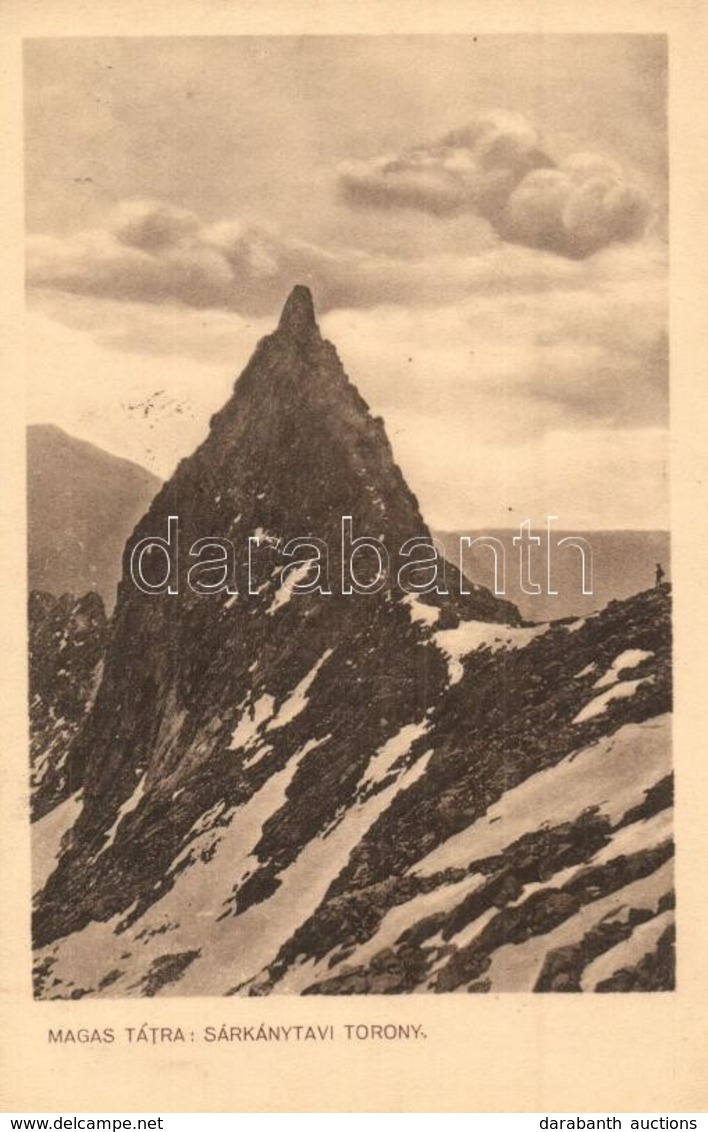 T2 Tátra, Magas Tátra, Vysoké Tatry; Sárkánytavi Torony, Turistaság és Alpinizmus Kiadása / Mountain Peak - Non Classificati