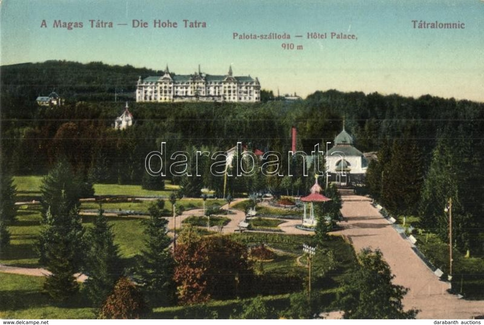 ** T2 Tátralomnic, Tatranská Lomnica (Tátra, Magas Tátra, Vysoké Tatry); Palota Szálloda / Hotel Palace - Non Classificati