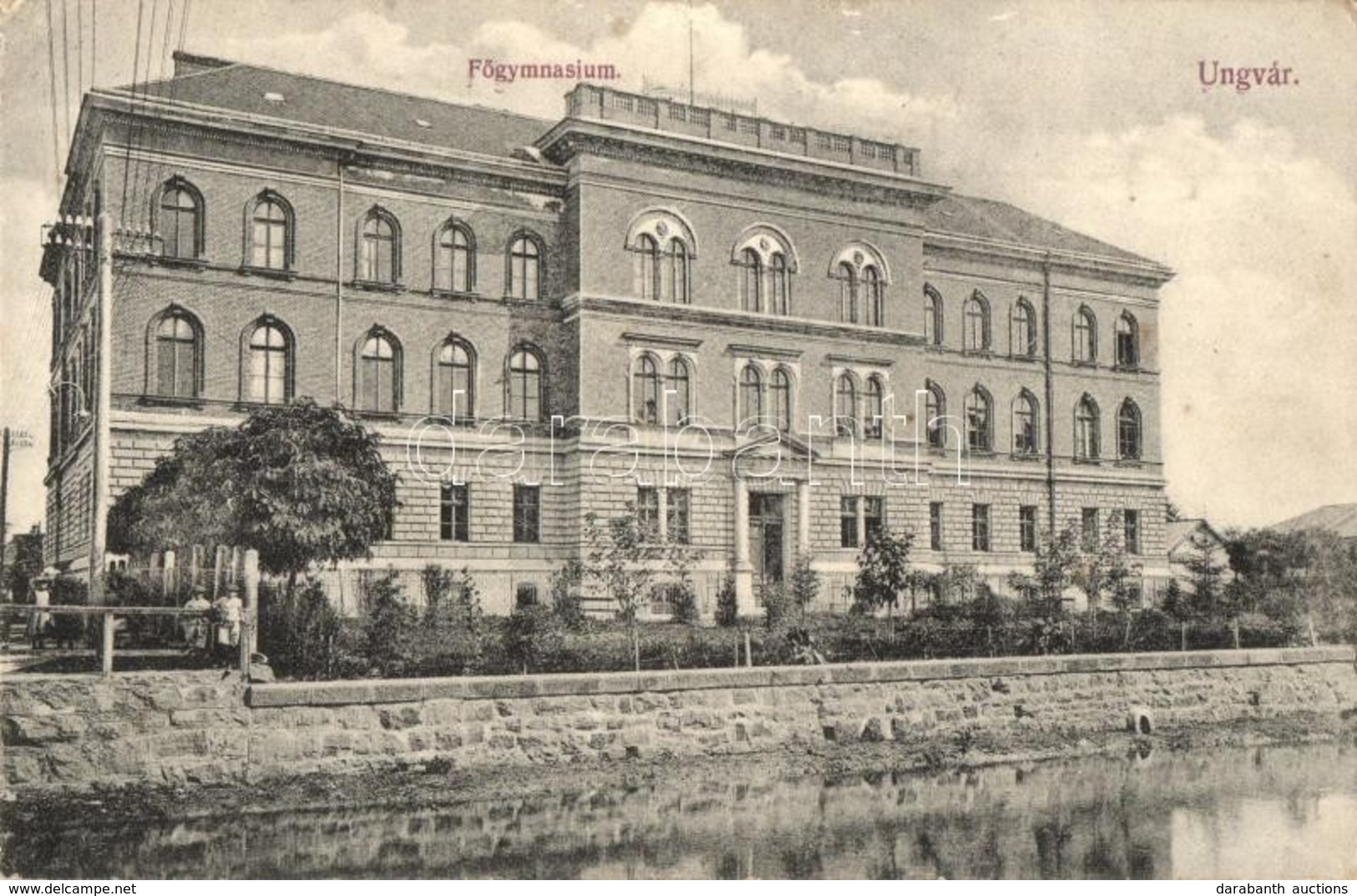 ** T2/T3 Ungvár, Uzshorod, Uzhorod; Gimnázium. Kiadja Székely és Illés / High School (EK) - Non Classificati