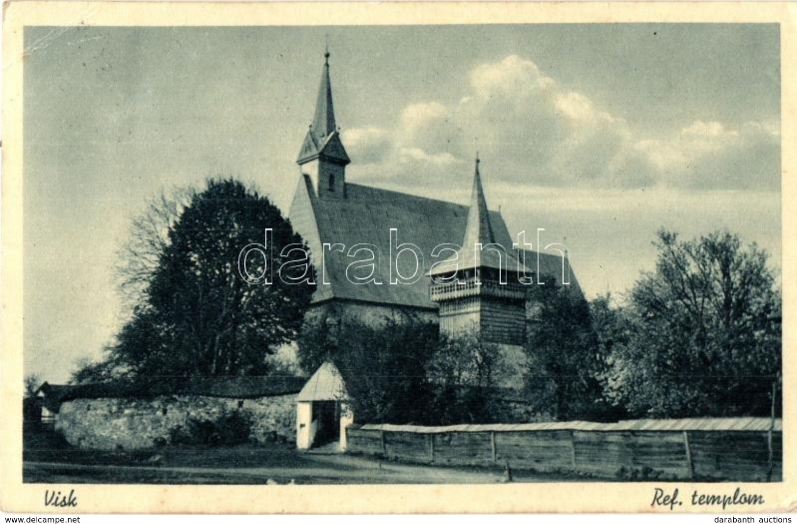 T2/T3 Visk, Vyshkovo (Máramaros); Református Templom / Calvinist Church (EK) - Ohne Zuordnung