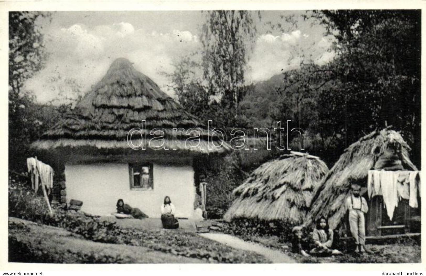 T2 Volóc, Volovec; Kárpátaljai Ház, Folklór / Podkarpatska Rus / Folklore, '1938 Beregszász Visszatért' So. Stpl - Ohne Zuordnung