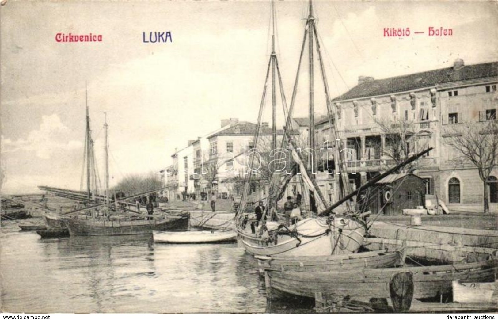 T2 Crikvenica, Luka / Hafen / Kikötő / Port, Ships - Zonder Classificatie