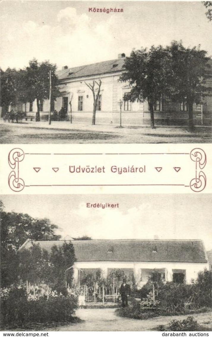 ** T1 Gyála, Dala; Községháza, Erdélyikert / Town Hall, Villa - Unclassified