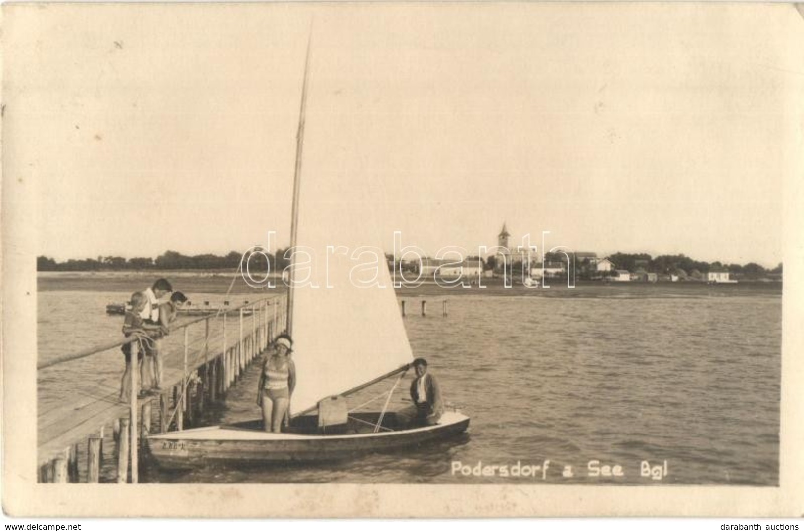 * T2/T3 Pátfalu, Podersdorf Am See; Vitorlás / Sailing Ship, Photo (gluemark) - Non Classificati