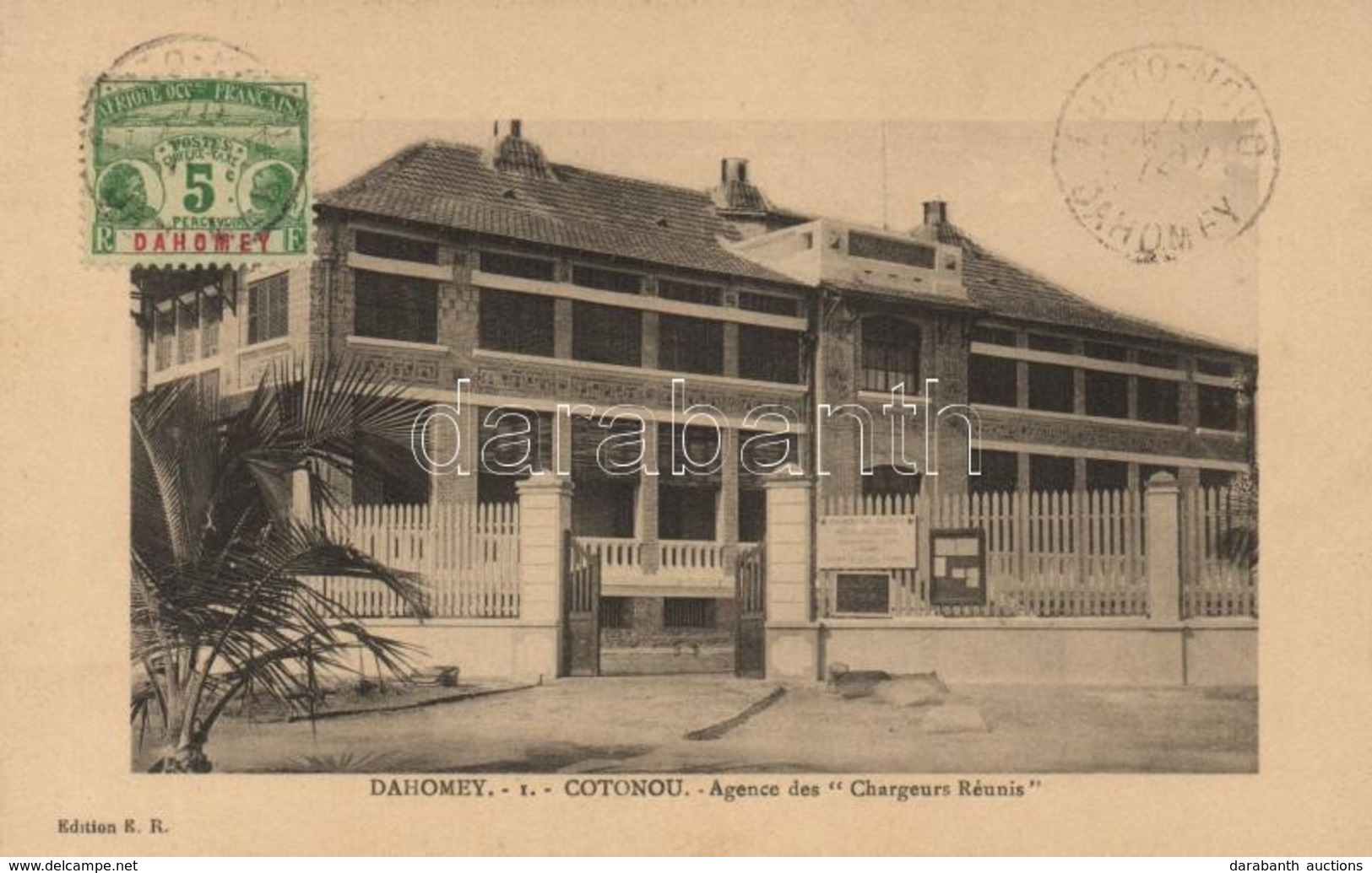 * T1/T2 Cotonou, Agence Des 'Chargeurs Réunis' / Agency Of The 'Chargeurs Réunis' (French Shipping Company) - Ohne Zuordnung