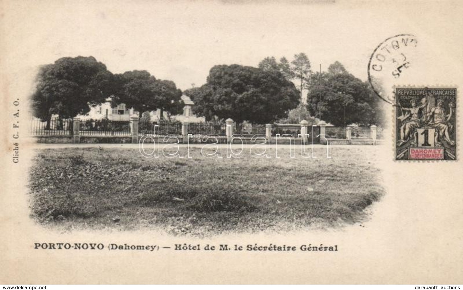 * T1/T2 Porto-Novo, Hotel De M. Le Sécrétaire / Secretary's Hotel - Ohne Zuordnung