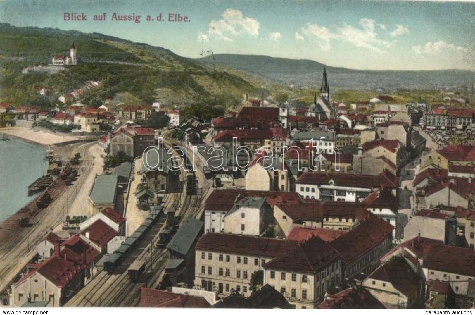 T1/T2 Ústí Nad Labem, Aussig; Zeleznicní Stanice / Bahnhof / Railway Station - Unclassified