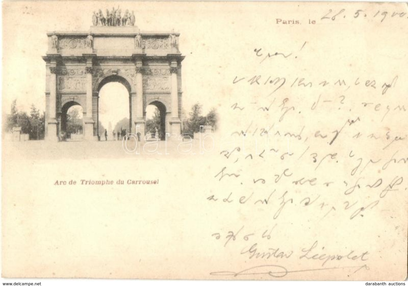 T2/T3 1900 Paris, Exposition Universelle, Arc De Triomphe Du Carrousel / Triumph Arc - Sin Clasificación
