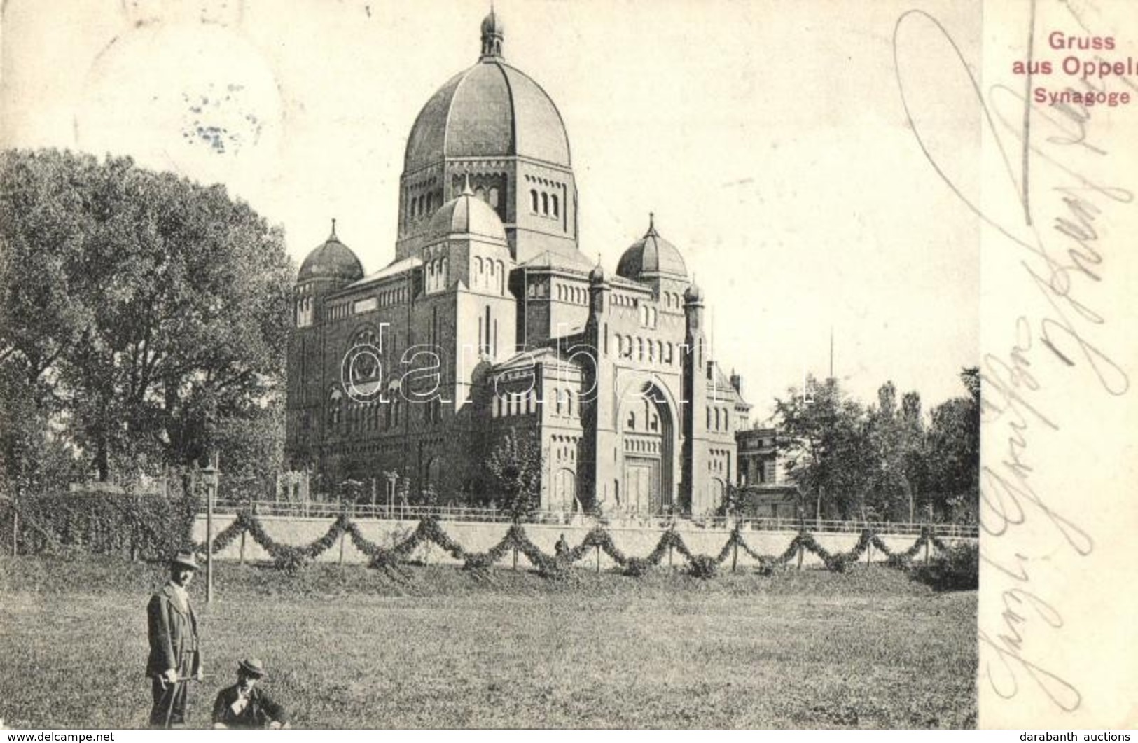 T2/T3 1910 Opole, Oppeln; Synagoge / Synagogue  (EK) - Unclassified