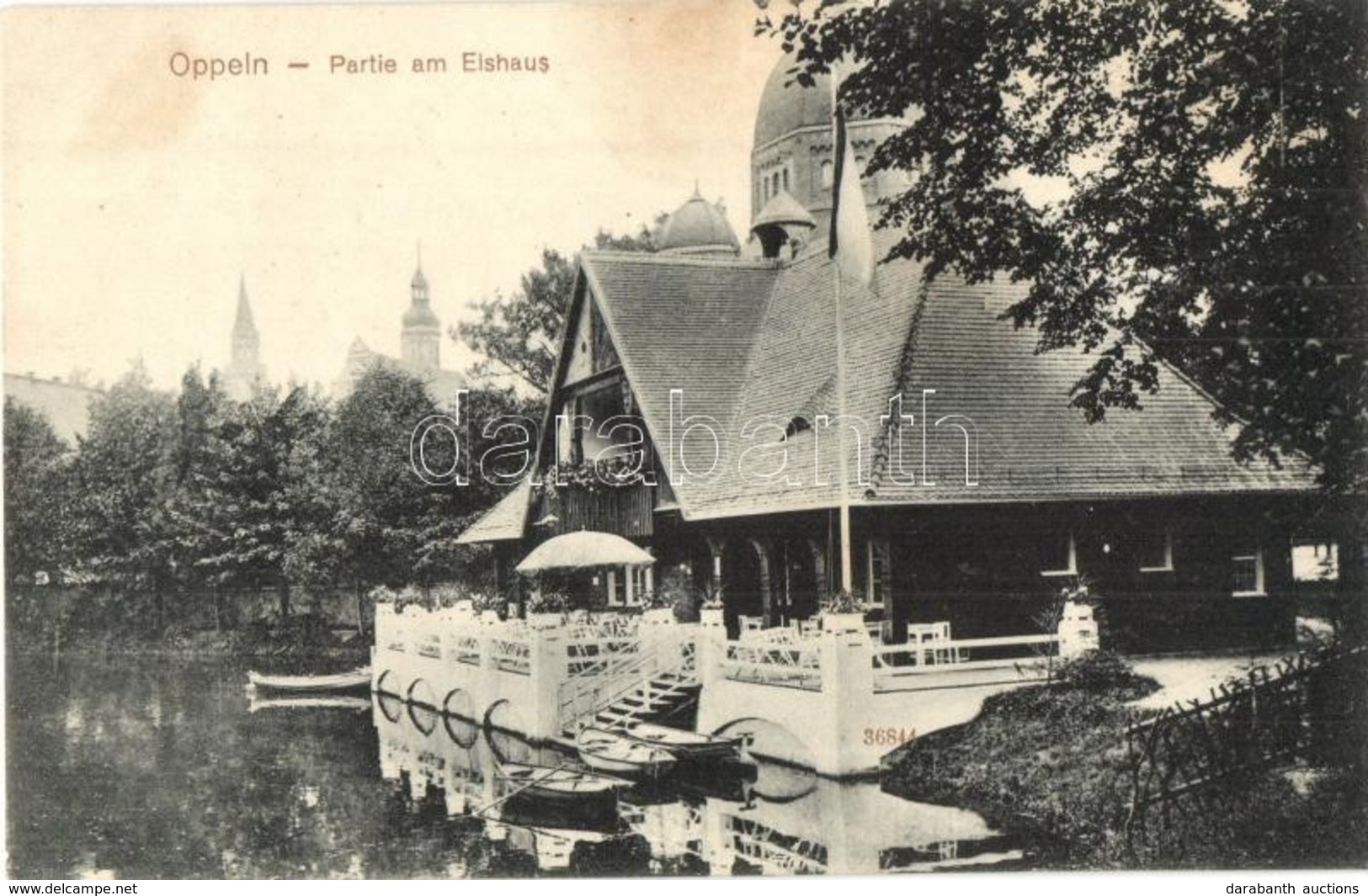 ** T1/T2 Opole, Oppeln; Partie Am Eishaus / Ice Skating Hall - Unclassified