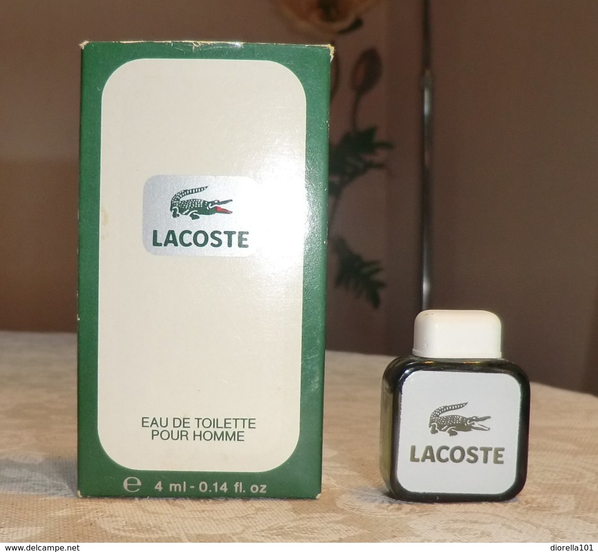 POUR HOMME - EDT 4 ML Gde Boite De LACOSTE - Miniatures Men's Fragrances (in Box)