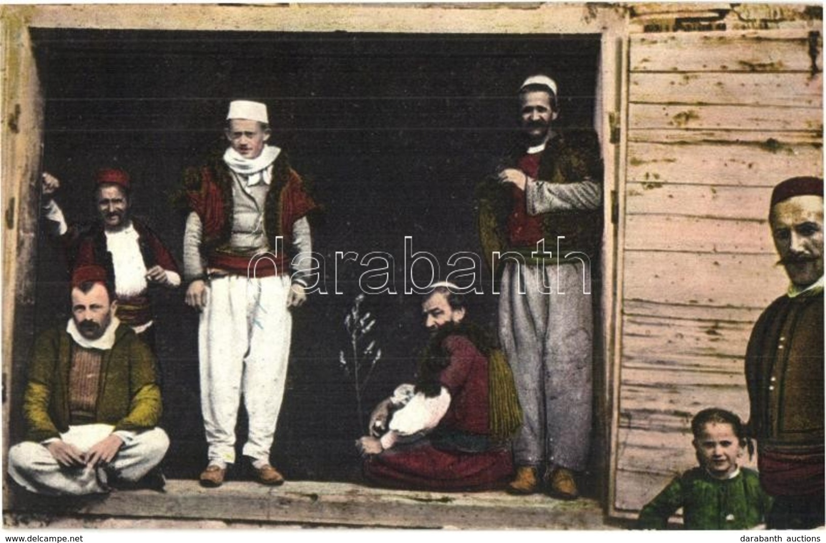 ** T2 Costumes Nationales Albanaises. Dep. Tosovic / Albanian Folklore, Traditional Costumes Of Men - Ohne Zuordnung