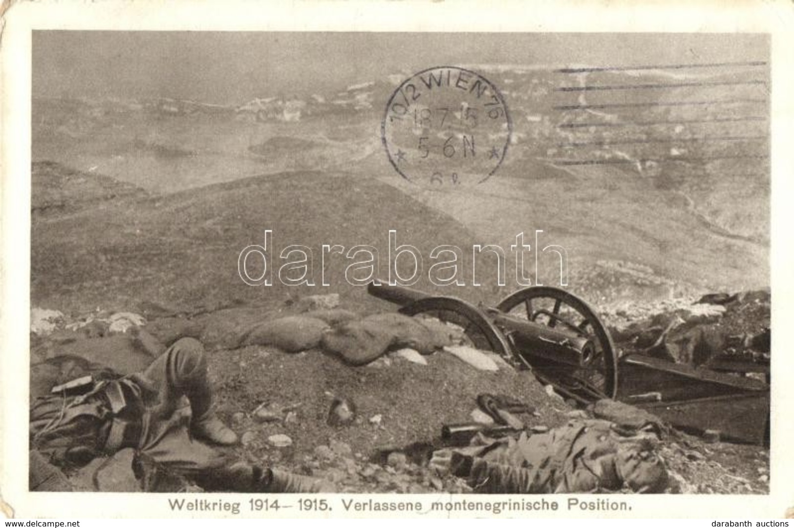 T2/T3 Weltkrieg 1914-1915 Verlassene Montenegrinische Position / WWI K.u.k. Military In Montenegro  (EK) - Unclassified