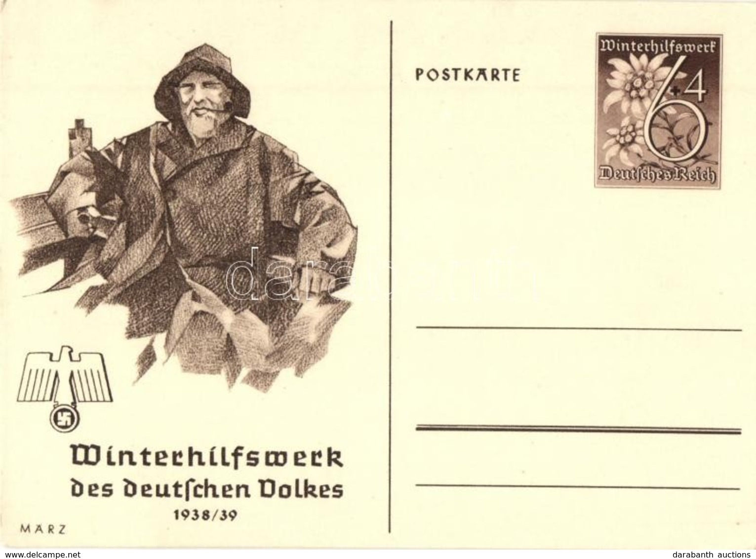 ** T2 Winterhilfswerk (WHW) Des Deutschen Volkes 1938/39 März / 'Winter Relief Of The German People' NSDAP Nazi Party Pr - Non Classificati