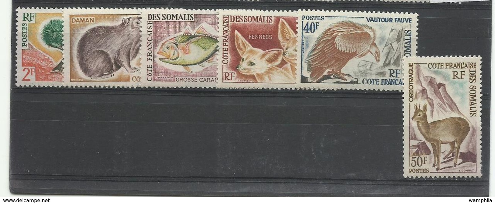 C.T. Somalis YT N°305/ 310 *** Neufs Luxe, Cote 50€ - Unused Stamps