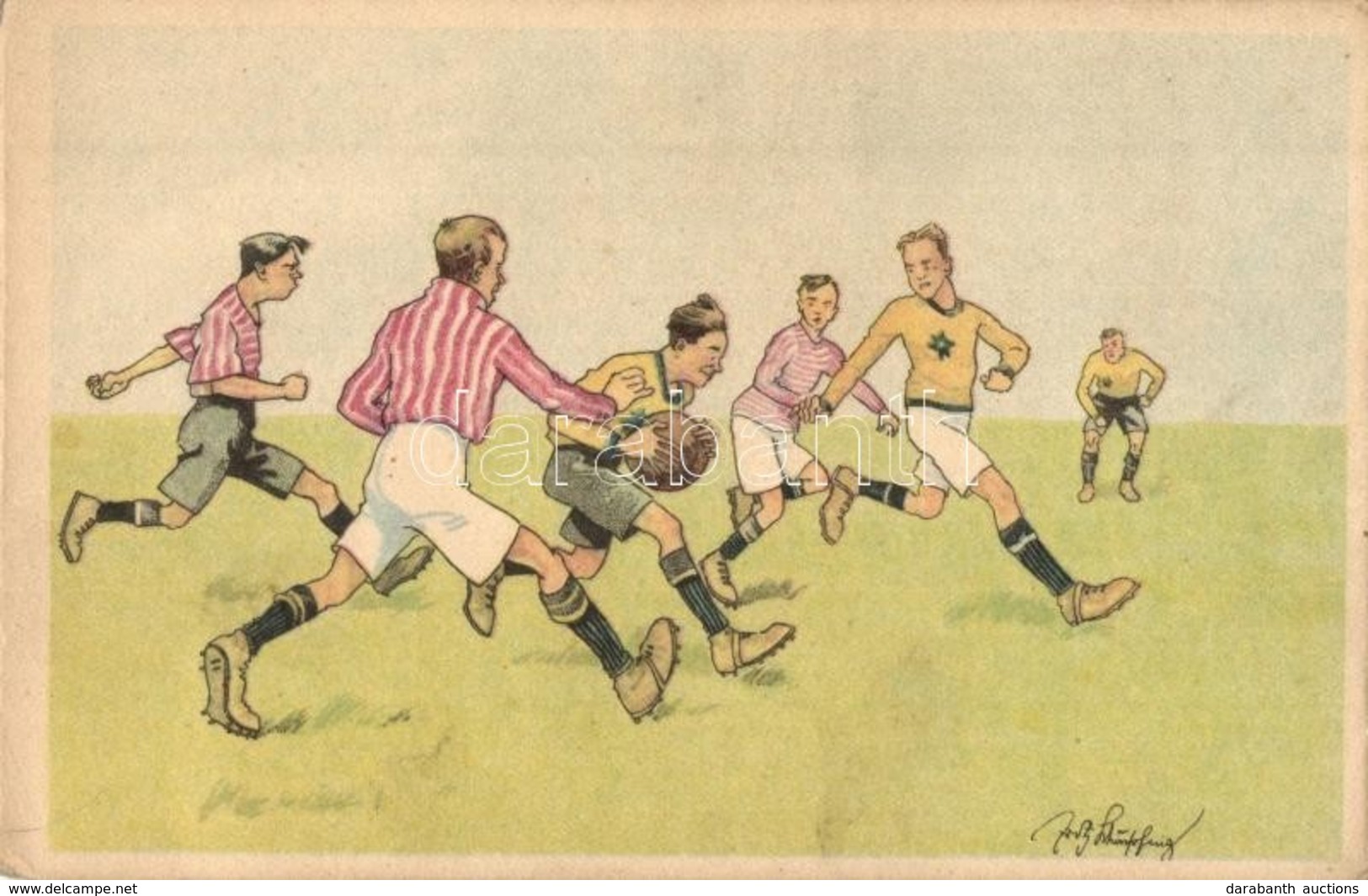 ** T2/T3 Football Match. B.K.W.I. 400-5. S: Fritz Schönpflug (EK) - Non Classificati