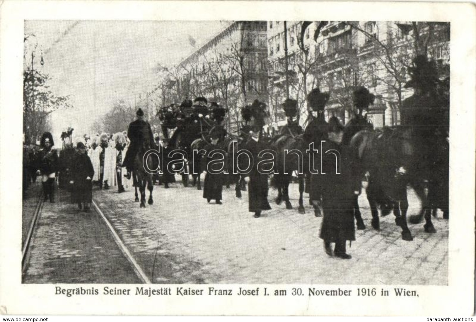 ** T2 1916 Vienna, Wien; Begräbnis Seiner Majestät Kaiser Franz Josef I. / The Funeral Of Franz Joseph - Unclassified