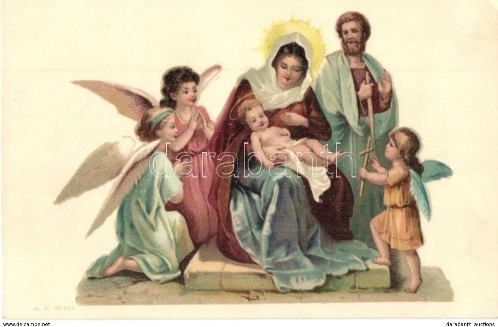 ** T1 Virgin Mary With Baby Jesus. M.S. 12799. Litho - Unclassified