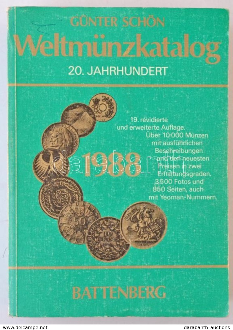 Günter Schön: Weltmünzkatalog 20. Jahrhundert. 19. Auflage. München, Battenberg, 1988. - Unclassified