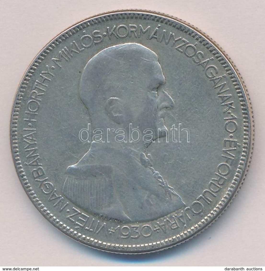 1930. 5P Ag 'Horthy Jobbra' T:2-
Adamo P8 - Unclassified