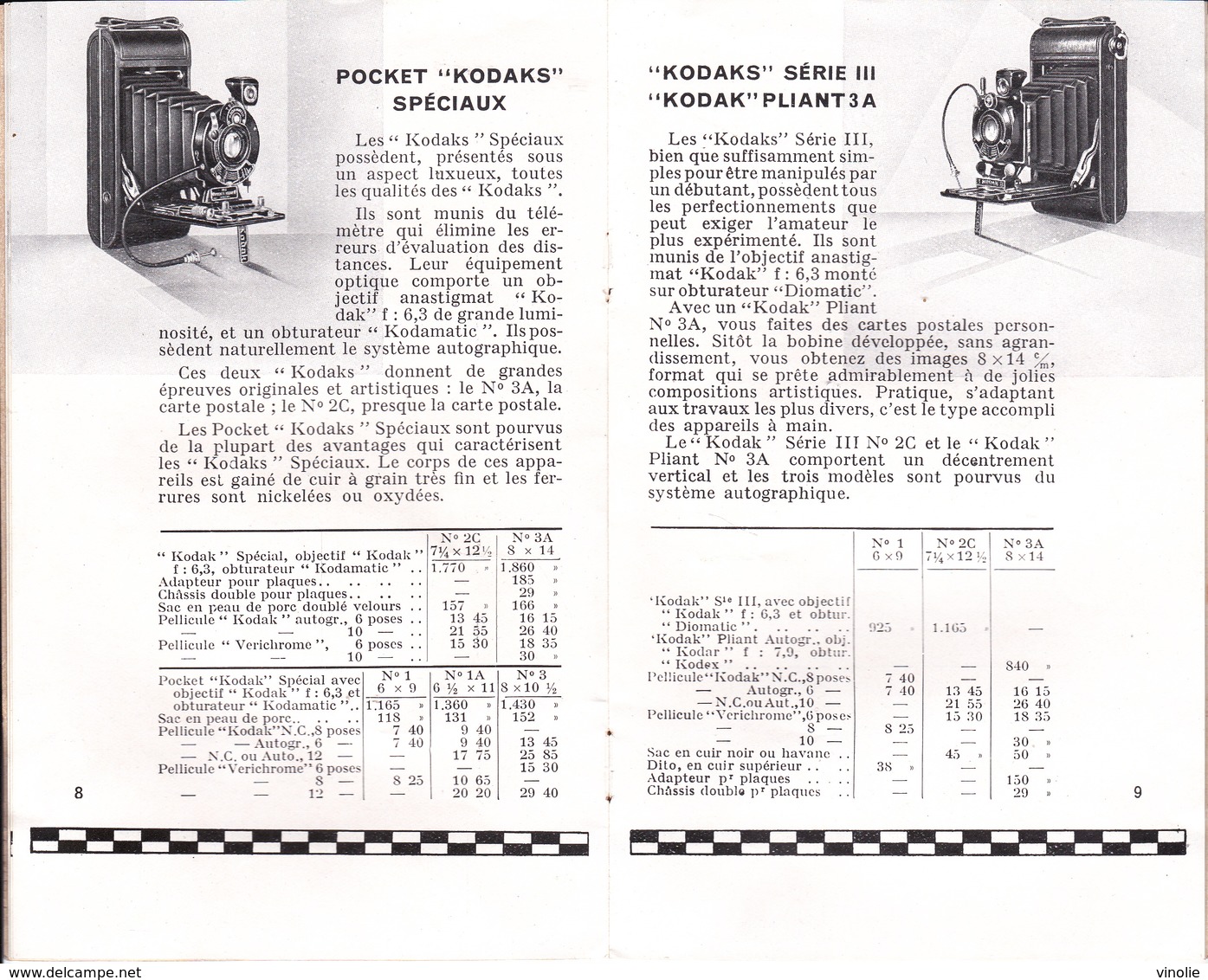 P-19-T-GF-015 :  CATALOGUE  VERICHROME KODAK. APPAREILS PHOTO. PELLICULES. PRODUITS. - Autres & Non Classés