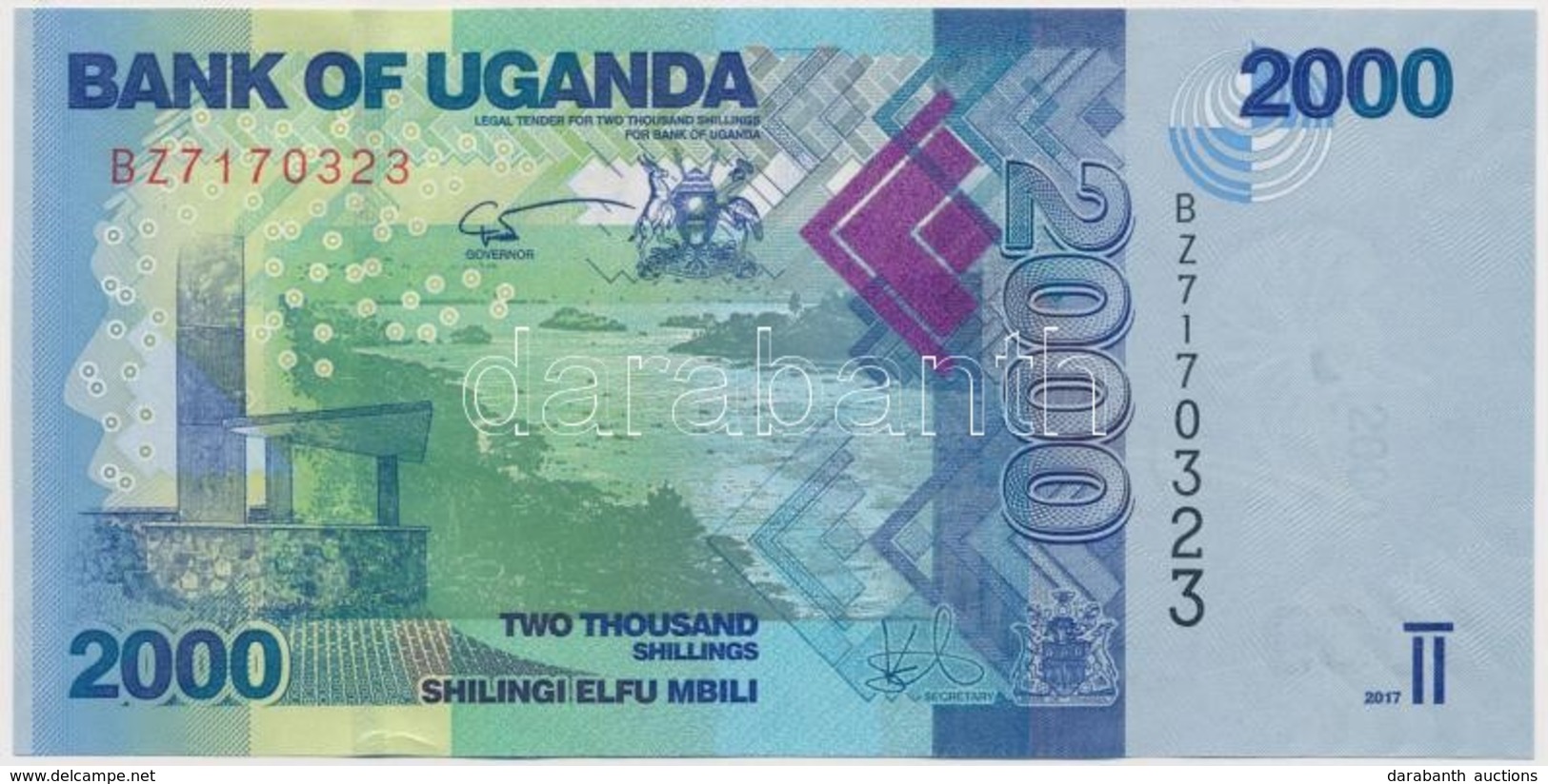 Uganda 2017. 2000Sh T:I
Uganda 2017. 2000 Shilingi C:UNC - Non Classificati