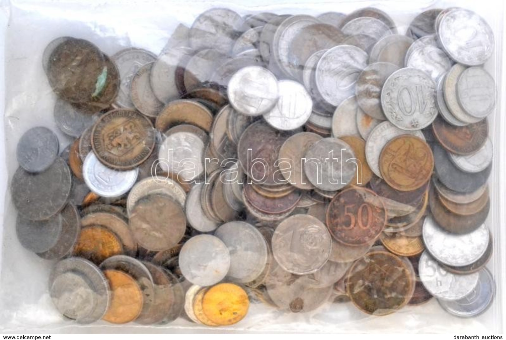Csehszlovákia Vegyes Fémpénz Tétel ~0,6kg-os Súlyban T:vegyes
Czechoslovakia Mixed Lot Of Metal Coins In ~0,6kg Weight C - Unclassified