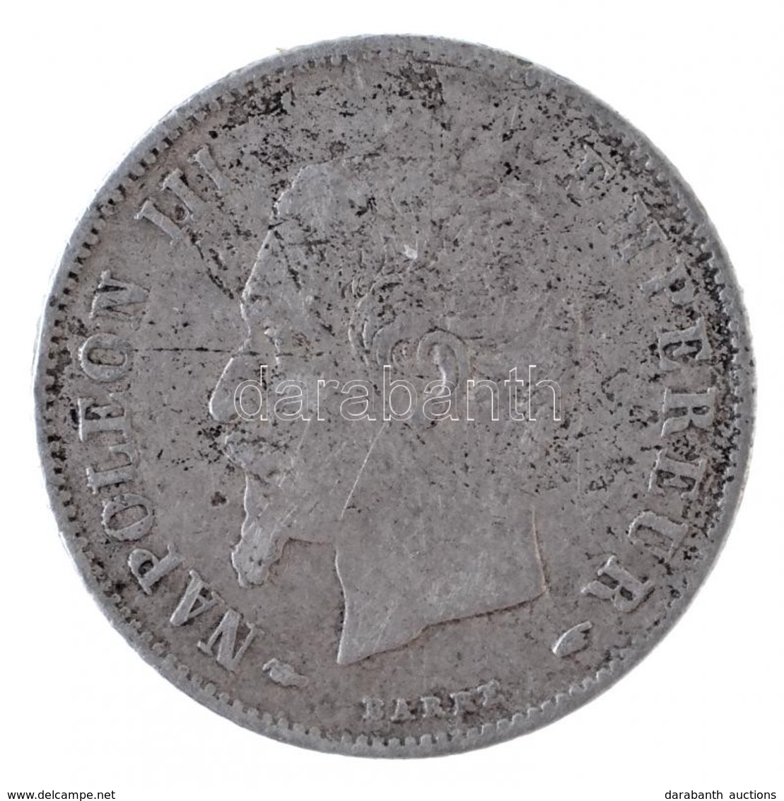 Franciaország / Második Császárság 1854A 20c Ag 'III. Napóleon' T:2-
France / Second Empire 1854A 20 Centimes Ag 'Napole - Unclassified