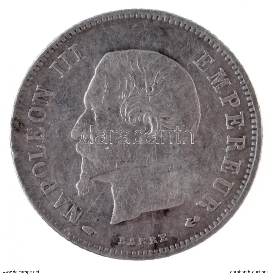 Franciaország / Második Császárság 1857A 20c Ag 'III. Napóleon' T:2- ü.
France / Second Empire 1857A 20 Centimes Ag 'Nap - Ohne Zuordnung