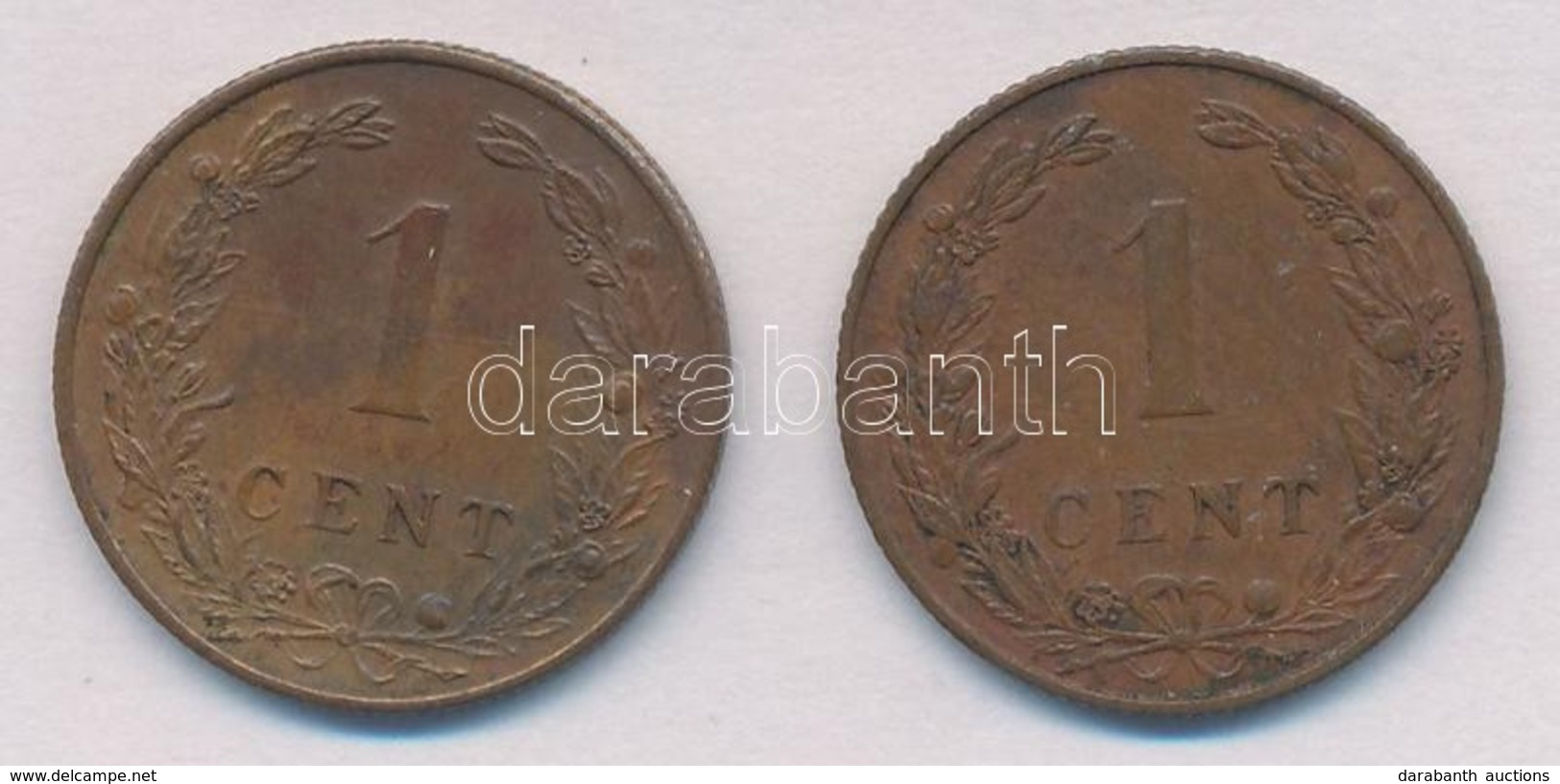 Hollandia 1901-1902. 1c Br (2xklf) T:2
Netherlands 1901-1902. 1 Cent Br (2xdiff) C:XF - Unclassified